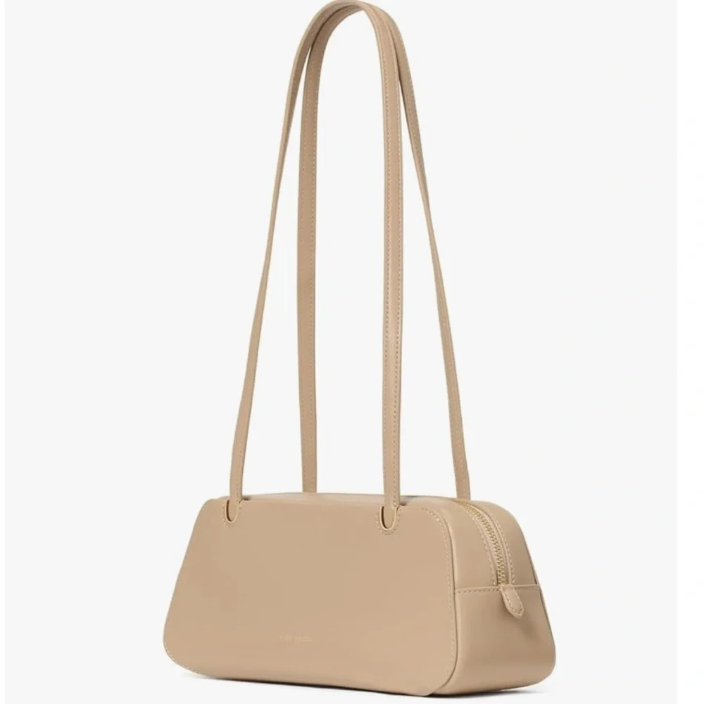 Kate Spade Grace Beige Leather Shoulder Bag - New